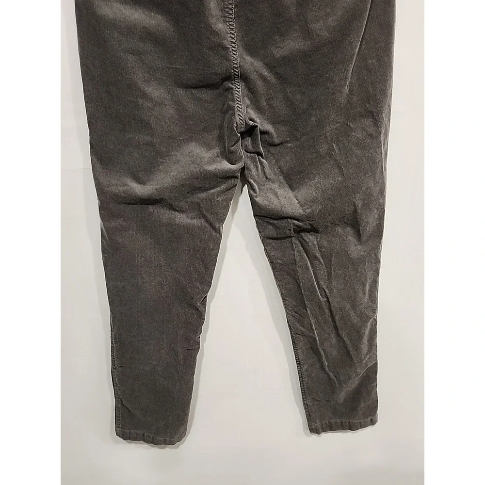Vuori Optimist Corduroy Pants Mens L Grey 29 Inch Inseam Pockets Drawstring V440